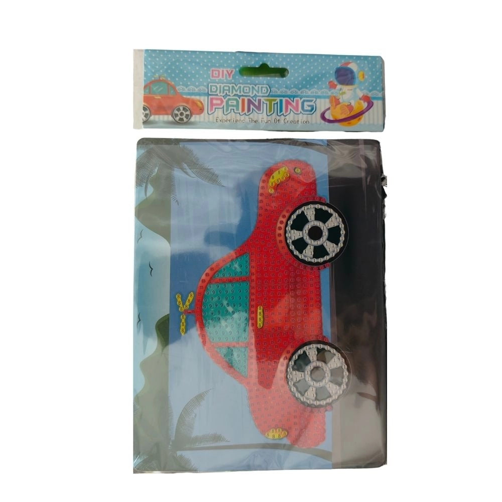 Pack Of_2 Diamond Painting Kit - Car |   Cardboard  |   Stationery | 2+ Years